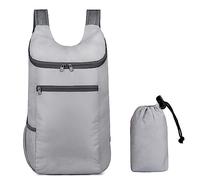 JTQYFI Zaino da viaggio Splash Proof per arrampicata all'aperto, arrampicata, campeggio, impermeabile, grigio