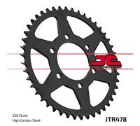 JTR478.46ZBK SPROCKET REAR 46T 520 BLK ZX-6 R 600 NINJA CATALYSATOR 2001
