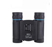 JTRHD Binocolo antiappannamento e impermeabile 8 x 21 in vetro ottico portatile HD ad alta potenza binocolo da concerto all'aperto campo visivo selvaggio (colore: nero, taglia: M)