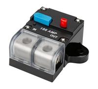 Jtron Circuit Breaker 100 A Car Audio Solar Energy Inline Circuit Breaker Inverter fusibile con coperchio impermeabile per Automotive RV Marine Boat (100A)