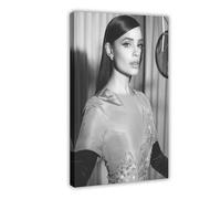 JTRWCQ Esclusivo poster estetico su tela, con bella attrice Sofia Carson, decorazione artistica da parete per soggiorno, camera da letto, decorazione, 50 x 75 cm