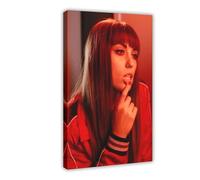 JTRWCQ Poster con ritratto artistico esclusivo e glamour della cantante Sasha Alex Sloan, decorazione per camera da letto, ufficio, camera da letto, regalo, 30 x 45 cm