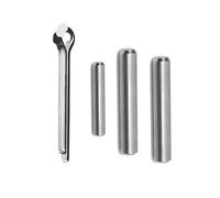 JtrWeC Eliche for Motori di Barche, Clip con coppiglia, Chiave di Fissaggio, Perno di centraggio, Acciaio Inossidabile, Compatibile con 2,2-3,5 HP 2-3,5B