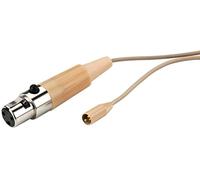 JTS 801C3 - Cavo di collegamento mini XLR a 3 poli, per microfono con archetto beige