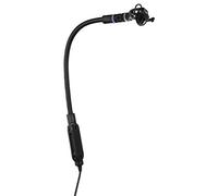 JTS CX-516 - Microfono elettrico per strumenti, per fisarmonica, pianoforte o bolle, a collo di cigno con caratteristiche di superreni, con scatola di trasporto e protezione antivento, colore: Nero