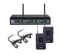 JTS E7-DU Beltpack System UHF Wireless Radio Microfono Risvolto Conferenza