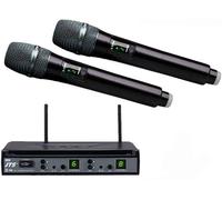 JTS E7-DU E7-THD Doppio Radiomicrofono Pro Palmare Gelato UHF 16 Canali NUOVO
