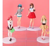 jtsgwop 18 cm/7,08 pollici 4 pezzi affitta una ragazza Action Figure PVC Materiale statua giocattolo adatto per regali
