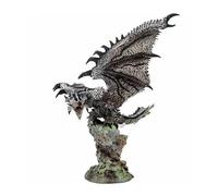 jtsgwop 22 cm Monster Hunter Velkhana Action Figure PVC Toy Character Model Decoration Statue Gifts Collectibles (Colore: marrone)