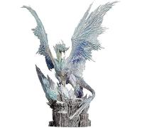 jtsgwop 22 cm Monster Hunter Velkhana Action Figure PVC Toy Character Model Decoration Statue Gifts Collectibles (Colore: marrone)