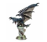 jtsgwop 22 cm Monster Hunter Velkhana Action Figure PVC Toy Character Model Decoration Statue Gifts Collectibles (Colore: marrone)