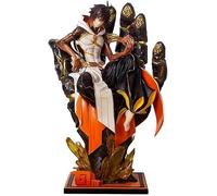 jtsgwop 26 cm Genshin Impact Zhongli Figure PVC Environmental Protection Materials Suitable for Home Office Desk Decorative Ornaments Toy
