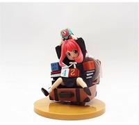 jtsgwop Aniya Calendario seduto statua in PVC Action Figure Anya Forge personaggio dei cartoni animati giocattolo giocattolo collezione anime decorazione regalo 15 cm (nero)