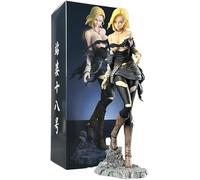 jtsgwop DBZ Android 18 Figure, Statua Anime Android 18 Lazuli Standing Pose Figure Two Head Cosplay PVC Collectible Model Statues 11.8''