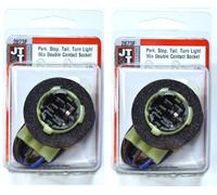 JTT Cavo 2873F Femmina Pigtail Socket 3156 Due Cablaggi Luce Di Freno Posteriore