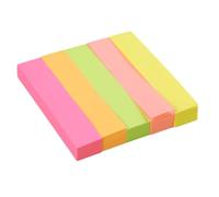 JTUYPT 2000 Pezzi Segnapagina, 15 x 50 mm Segnaliabri Adesivi 5 Colori Sticky Notes, Mini Segna Pagina Adesivi linguette Adesive Foglietti Adesivi per Appunti