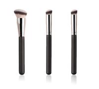 JTUYPT 3 Pcs Pennello Fondotinta Pennello Correttore Pennello Make Up con Morbida Fibra Sintetica, Pennelli Make Up Viso per Fondotinta Cremosi in Polvere o Liquidi