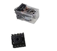 JTX-3C 2C piccolo relè elettromagnetico rotondo 8 intermedio 11 pin 10a 24v 220V(JTX-3C with base,AC220V)