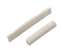 JTYUERWQ 1 Set di Sella E Dado per Ponte per Chitarra A 12 Corde Parti in Vero Osso per La Sostituzione della Chitarra Acustica Capotasti di Ricambio per Chitarra(3/4)