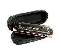 JTYUERWQ Principianti Armonica Armonica A 10 Fori Placche per Ance in Ottone Ance in Bronzo Fosforoso Arpa Diatonica per Blues Forma F Basso Chiave Minore Naturale Comune(Paddy BB)
