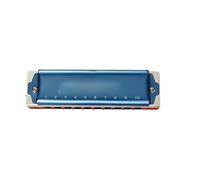 JTYUERWQ Principianti Armonica Armonica Blues A Dieci Fori con Chiave C per Principianti Strumento Blues Professionale per Adulti(Blue)