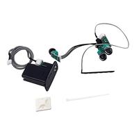 JTYUERWQ Sistema di Preamplificazione con Pickup Piezoelettrico Argento Attivo EQ A 3 Bande per Pickup per Chitarra Acustica Pezzi di Ricambio per Pickup per Chitarra Acustica