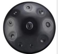 JTYX 22 Pollici 9 Note Handpan - Strumento Musicale a Percussione a Tamburo a Mano in Re Minore con Borsa per Handpan, Bacchette, Treppiede per Tamburo Pieghevole E Panno per Pulire