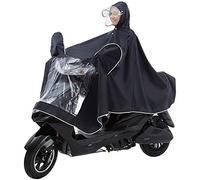 JTYX Poncho Allungato Impermeabile per Moto, Mantello Antipioggia Grande Scooter Elettrico, Fodera Antipioggia Antiappannamento con Fessure a Specchio