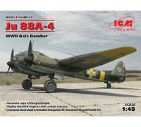 Ju 88a-4, WWII Axis Bomber 1:48 Plastic Model Kit ICM