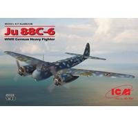 ICM 1/48 JU 88C-6 WWII GERMAN HEAVY FIGHTER