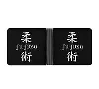 Ju Jitsu Portafoglio personalizzato con blocco RFID, sottile portafoglio bifold tasca frontale porta carte di credito per uomo donna, Stile:, Taglia unica, MHXYZHW