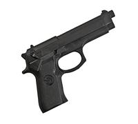 Ju-Sports, Pistola di Gomma, Nero (Schwarz)