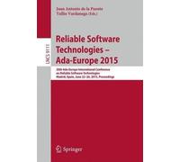 Juan Antonio de la Puente Tull Reliable Software Technologies - Ada (Tascabile)