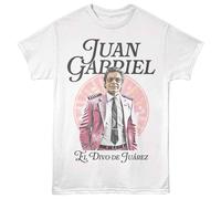 Juan Gabriel - Cuidades Mexico Pilota - American Classici - Bianco Adulto Corto