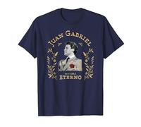 Juan Gabriel Es y Sera Eterno Maglietta, Uomo, Navy, 4XL