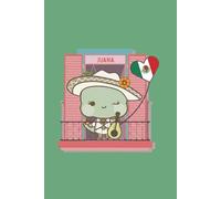 Juana Desde el Balcón | Colección Balcones del Alma: Writing and Drawing Journal - Mexican Heritage Gift - Half Lined Half Blank. Cuaderno en español. Amigobilingue