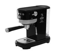 Juanita Gala Macchina Caffè 1350W, Macchina Caffe Cialde 20 Bar, Coffe Machine 1.3L, Doppia Uscita, Braccio Vaporizzatore, Macchinetta Caffe Inox per Espresso e Capuccino, Vaschetta Rimovibile