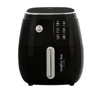 Juanita Ovalfry Friggitrice ad Aria 6 Litri e 1700W, Friggitrice Aria 8 Programmi di Cottura, Giglia Elettrica con Display LED Digitale, Air Fryer con Cestello Antiaderente e Timer