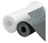 Juankrynord 2 Rotoli di Rivestimenti Ispessiti e Senza Adesivo per Armadi e Cassetti; Tappetini in EVA Antiscivolo, Personalizzabili, Impermeabili e Resistenti all'Olio (30 * 150cm)