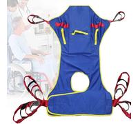 JuanNest Imbracatura per Sollevatore, Cintura di Trasferimento per Sollevamento Paziente per Doccia, Uso Domestico con Supporto per La Testa, per Disabili Medici, Toilette E Toilette Completa M