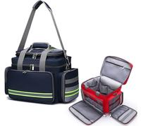 JuanNest Kit di Pronto Soccorso per Paramedici E Uso Sportivo,Escursionismo,Zaino Medico di Emergenza Vuoto,Kit di Pronto Soccorso per Casa E Lavoro,Zaino Sanitario,Impermeabile,Grande capacità A
