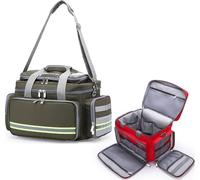 JuanNest Kit di Pronto Soccorso per Paramedici E Uso Sportivo,Escursionismo,Zaino Medico di Emergenza Vuoto,Kit di Pronto Soccorso per Casa E Lavoro,Zaino Sanitario,Impermeabile,Grande capacità B