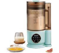 JuanNest Macchina per Latte di Soia E Frutta Secca 1,5L, Macchina Automatica 8 in 1 per Latte Vegetale con 12 Lame, Timer 24H, Funzione Mantieni Caldo, Coperchio Insonorizzato per Uso Domestico B