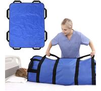 JuanNest Mobility Foglio di Trasferimento per Pazienti con Maniglie,Anziani,Accessorio Disabili,Spostare Allettati,Telo Scivolamento per Lavori di Emergenza per I Pazienti,capacità di Carico 100 kg B