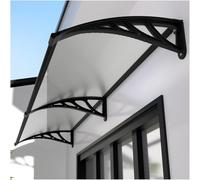 JuanNest Pensilina Tettoia, Pensilina Tettoia per Porta, Tettoia per Esterno Pensilina Policarbonato, Copertura Tettoia per Esterno, Tettuccio Parapioggia, Pensilina per Copertura Anti-UV A,60×300cm