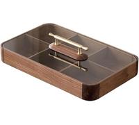 JuanNest Porta Bustine di tè,Cestino per Caramelle, Pacchetti di Zucchero,Organizer per Condimenti per Caffetterie,Piatto da Portata per Frutta Secca,Vassoio da Portata per Antipasti Multiuso 30x20cm