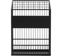 JuanNest Portaombrelli Grande Commerciale, Portaombrelli Indipendente Portaombrelli Rettangolare in Metallo per Bastoni da Passeggio, Scaffale A Griglia Moderna,Contiene 18/28 Ombrelli B,48×28.5×65cm