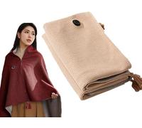 JuanNest Scialle Riscaldante,Coperta Riscaldante per Anziani,Coperta Termica Portatile in Sedia A Rotelle,3 Livelli di Riscaldamento,Riscaldamento Rapido,Migliora Circolazione Sanguigna Locale B