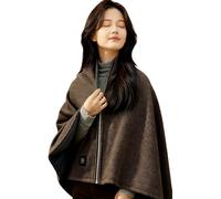 JuanNest Scialle Riscaldato Portatile, Coperta Riscaldante Portatile con Sicurezza A 3 Livelli,Coperta da Viaggio per Esterni,Scialle Coperta Riscaldante per Inverno per Divano Sofa Casa Uffici A