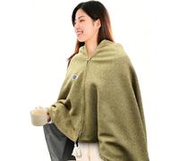 JuanNest Scialli Riscaldati per Donne,Coperta da Viaggio per Esterni per Anziani,Coperta Riscaldante con 3 Livelli di Sicurezza Portatile E Morbida,Coperta Riscaldante Indossabile per Divano Sofà D